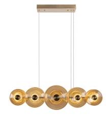 4571-10P, подвесная люстра, L1120xW220xH1500/1690, LEDx55W, 3800LM, 4000K, included