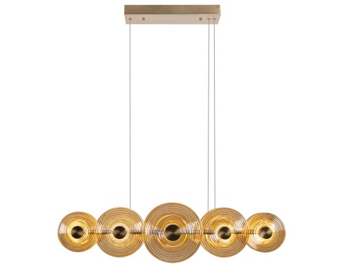 Подвесная люстра Favourite 4571-10P Whirlpool LED*55W, 3800LM, 4000K L1120*W220*H1500/1690мм