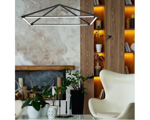 Подвесная люстра Favourite 4573-1P Pyramis LED*40W, 2600LM, 4000K L900*W600*H1790мм