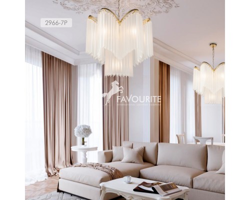 Подвесная люстра Favourite 2966-7P Nubes 7*E14*40W D720*H620/1620мм