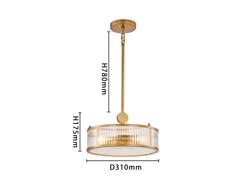 Подвесная люстра Favourite 3099-3P Radiales 3*E14*40W D310*H440/1060мм