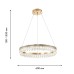 Подвесная люстра Favourite 4207-6P Palatium LED*31W, 3100LM, 3000K D600*H100/1500мм