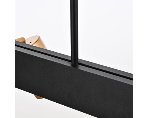 4074-6P, подвесная люстра, L1200xW190xH600, 6xGU10LEDx10W + LEDx18W, 700LM, 4000K