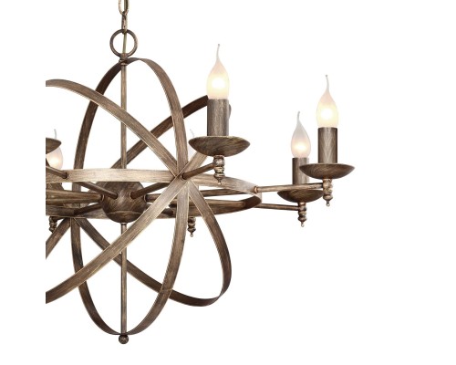 Подвесная люстра F-Promo 2166-8P Uranium 8*E14*40W D790*H570/1370мм