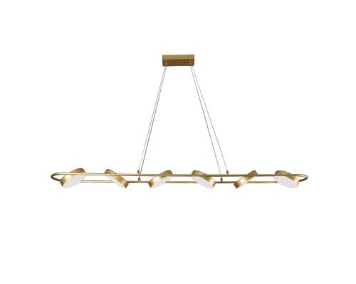 Подвесная люстра F-Promo 4677-6P Abris LED*90W, 3100LM, 3000-6000K, IP20, пульт L1490*W190*H145/1200мм