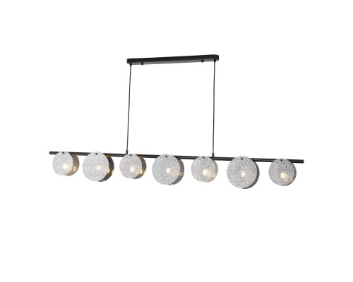 4104-7P, подвесная люстра, L1540xW170xH600/1200, 7xG9x40W