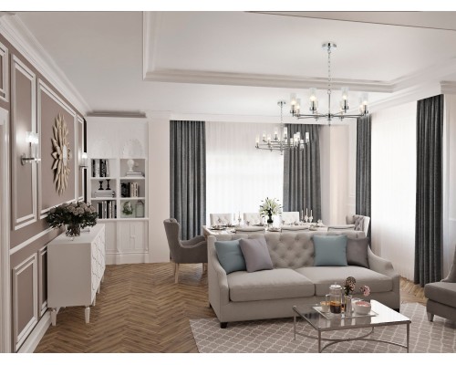 Подвесная люстра Favourite 2672-8P Aesthetic 8*E14*40W D660*H310/1310мм