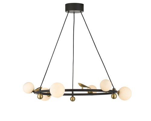 Подвесная люстра Favourite 4324-6P Sparrow 6*LED*5W, 2400LM, 4000K D750*H255/1800мм