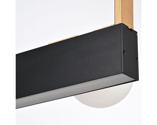 4072-6P, подвесная люстра, L1200xW240xH200/1200, 6xG9LEDx10W + LEDx18W, 700LM, 4000K