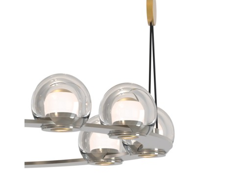 Подвесная люстра Favourite 4291-10P Rosio 10*LED*7.2W, 5700LM, 4000K D680*H1500/1575мм