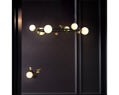 Подвесная люстра Favourite 4324-6P Sparrow 6*LED*5W, 2400LM, 4000K D750*H255/1800мм