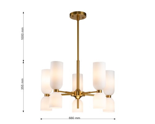 Подвесная люстра Favourite 2876-5P Amusing 10*E14*40W D680*H550/850мм