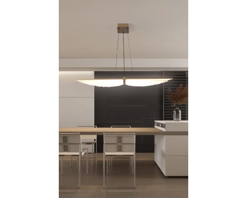 Подвесная люстра Favourite 4380-2P Vingar LED*60W, 4200LM, 4000K L1050*W270*H1500мм