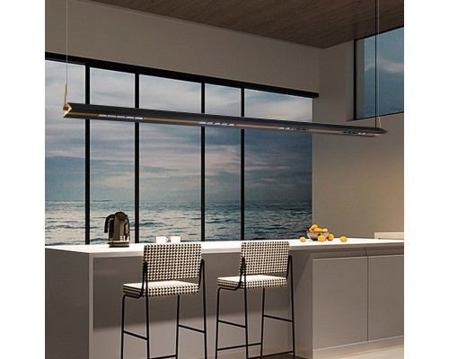 Подвесная люстра Favourite 4398-18P Norman LED*40W, 3500LM, 3000K/4700K/6500K, IP20 L1795*W160*H200/1600мм