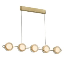 4334-10P, подвесная люстра, L950xW64xH175/1800, 10xLEDx4W, 3200LM, 4000K, included