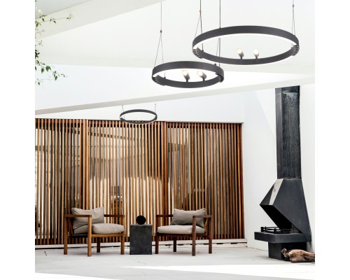 Подвесная люстра F-Promo 4474-2P Slinga LED*53W + LED*33W + 4*LED*3W, 2075LM, 3000-6500K, пульт D830*H1000/1800мм