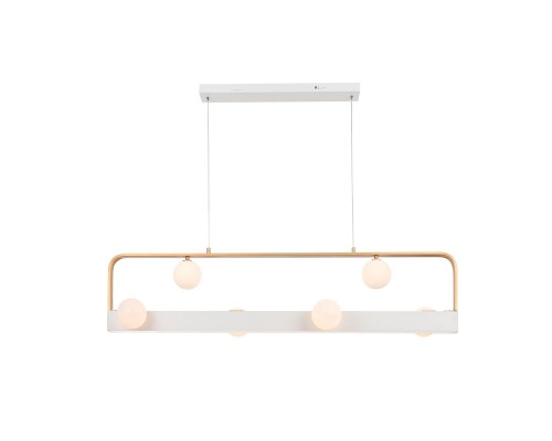 4073-6P, подвесная люстра, L1200xW240xH200/1200, 6xG9LEDx10W + LEDx18W, 1000LM, 4000K