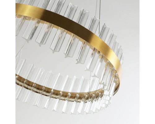 Подвесная люстра Favourite 4012-5P Placerat LED*31W, 2480LM, 4000K D500*H150/1150мм