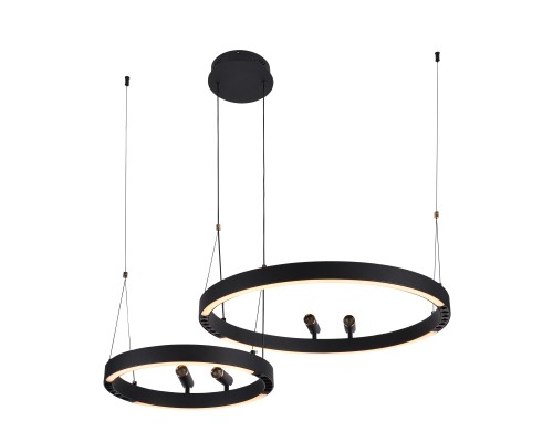 Подвесная люстра F-Promo 4474-2P Slinga LED*53W + LED*33W + 4*LED*3W, 2075LM, 3000-6500K, пульт D830*H1000/1800мм