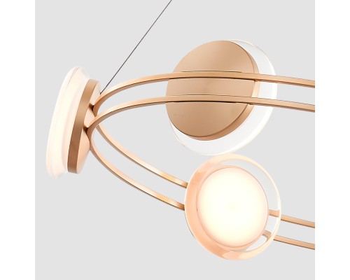 Подвесная люстра Favourite 4334-6P Yo-yo 6*LED*4W, 1920LM, 4000K D600*H175/1800мм