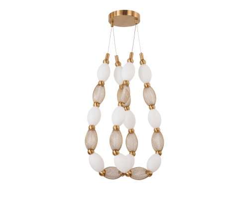 Потолочная люстра Favourite 4559-2PC Perler 2*LED*18W, 1990LM, 4000K D200*H1780/2780 + D640*H890/1775 + D1800*H820/1725мм