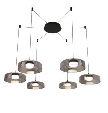 4490-6P, подвесная люстра, D910xH1500, 6xLEDx5W, 1950LM, 4000K, included