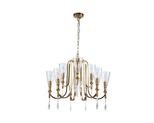 Подвесная люстра Favourite 2968-9P Lyra 9*E14*40W D700*H570/1570мм