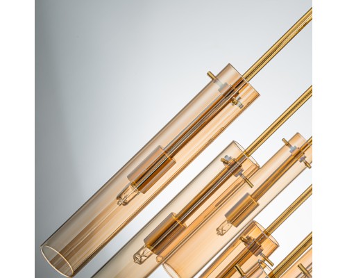 Подвесная люстра Favourite 4500-15P Orgel 15*G9*25W D555*H435/1635мм