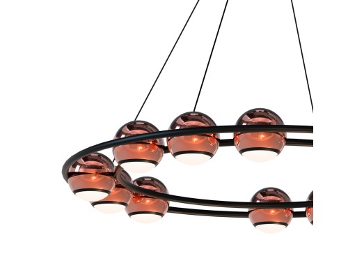 Подвесная люстра Favourite 4561-12P Sturm 12*LED*4W, 2880LM, 4000K D450*H1500/1675мм