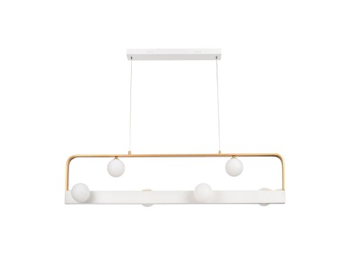 4073-6P, подвесная люстра, L1200xW240xH200/1200, 6xG9LEDx10W + LEDx18W, 1000LM, 4000K