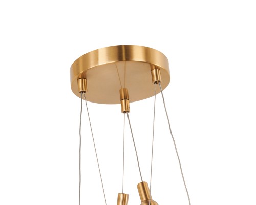 Потолочная люстра Favourite 4559-3PC Perler 3*LED*18W, 2910LM, 4000K D200*H1780/2780 + D650*H890/1775 + D1980*H820/1725мм