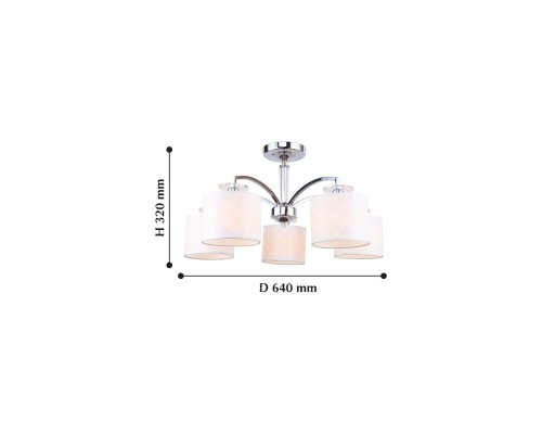 Потолочная люстра F-Promo 2199-5U Modum 5*E14*40W D640*H320мм