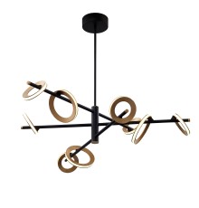 4322-9P, подвесная люстра, D1020xH560/1460, 3xLEDx7W + 6xLEDx5W, 4080LM, 4000K, included