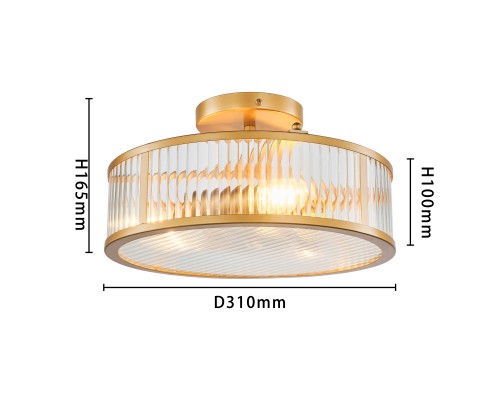 Потолочная люстра Favourite 3099-3C Radiales 3*E14*40W D310*H165мм