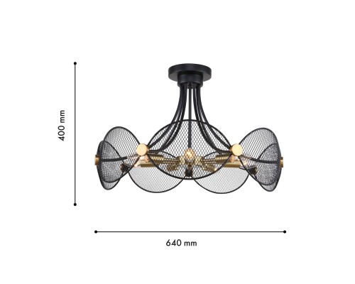 Потолочная люстра F-Promo 4084-7P Secure 7*E14*40W D640*H400мм