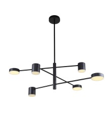 3094-6P, потолочная люстра, D900xH490/790, 3xLEDx5W + 3xLEDx7W, 1464LM, 4000K, included