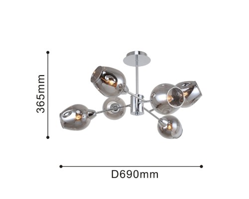 Потолочная люстра F-Promo 2657-6U Tilda 6*E14*40W D690*H365мм