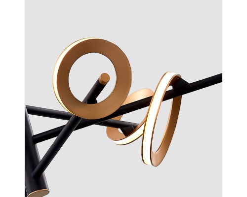 Потолочная люстра Favourite 4322-9P Jongleur 3*LED*7W + 6*LED*5W, 4080LM, 4000K D1020*H560/1460мм