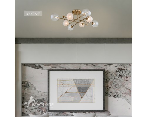Потолочная люстра F-Promo 2991-8P Balance 8*G9*40W D850*H235мм