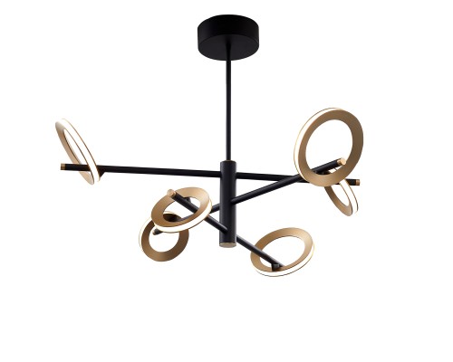 Потолочная люстра Favourite 4322-6P Jongleur 3*LED*7W + 3*LED*5W, 2880LM, 4000K D850*H460/1360мм