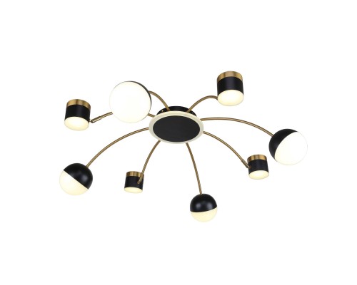 3096-8P, потолочная люстра, D920xH270, LEDx4W + 4xLEDx7W + 4xLEDx5W + 4xLEDx3W, 3394LM, 4000K