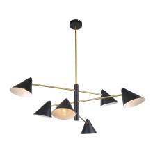 3089-6P, потолочная люстра, D900xH510/810, 6xE14x40W, excluded