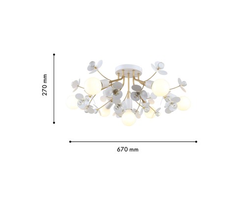 Потолочная люстра F-Promo 4081-7P Lassie 7*E27*60W D670*H270мм