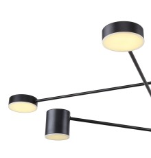 3094-8P, потолочная люстра, D1100xH570/870, 4xLEDx5W + 4xLEDx7W, 1952LM, 4000K, included