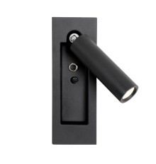 4494-1W, настенный светильник, D65xW55xH155, LEDx3W, 200LM, 4000K, included, switch