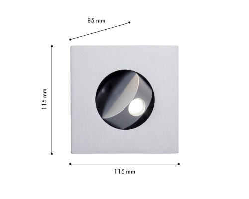 Бра Favourite 4278-1W Bedside LED*3W, 150LM, 4000K , switch D85*W115*H115, вр.от.L82*W80мм