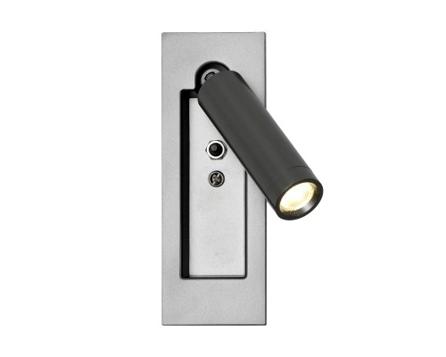 Бра Favourite 4496-1W Bedside LED*3W, 200LM, 4000K , switch D65*W55*H155мм