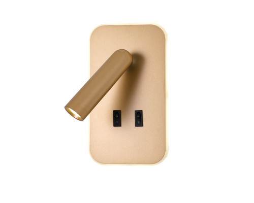 Бра Favourite 4498-2W Bedside LED*3W + LED*5W, 480LM, 4000K , switch D65*W105*H185мм