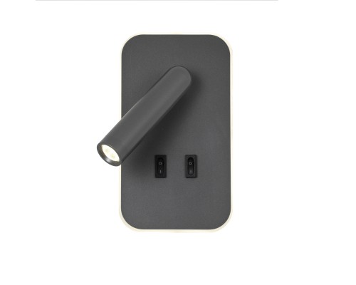 Бра Favourite 4499-2W Bedside LED*3W + LED*5W, 480LM, 4000K , switch D65*W105*H185мм