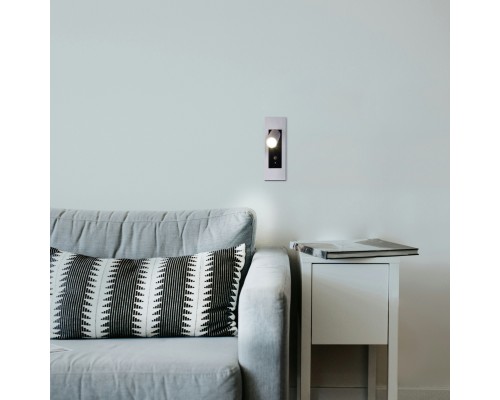 Бра Favourite 4279-1W Bedside LED*3W, 150LM, 4000K , switch D85*W115*H115, вр.от.L82*W80мм